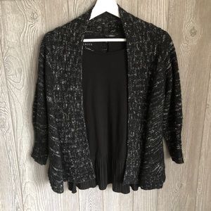 Daytrip Black & Gray Knit Cardigan